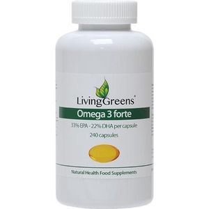 Livinggreens Omega 3 visolie forte 240 capsules