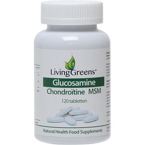 Livinggreens Glucosamine chondroitine MSM  120 tabletten