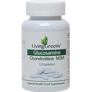 Livinggreens Glucosamine chondroitine MSM  120 tabletten