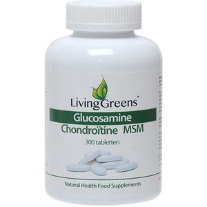 Livinggreens Glucosamine chondroitine MSM 300 tabletten