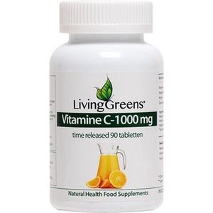 Livinggreens Vitamine C 1000 mg TR 90 tabletten