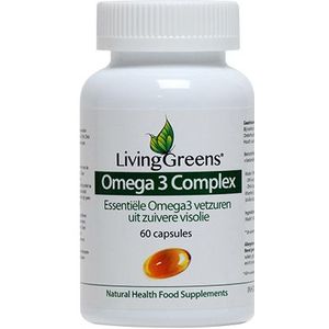 Livinggreens Omega 3 visolie complex 60 capsules
