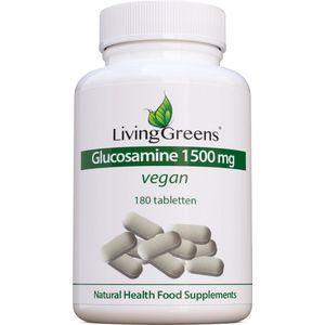 Livinggreens glucosamine 1500 vegan  180 tabletten