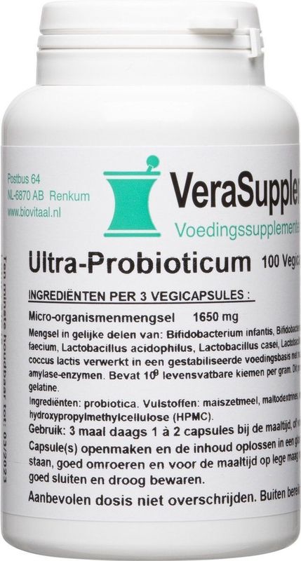 Verasupplements ultra probioticum capsules 100VCP