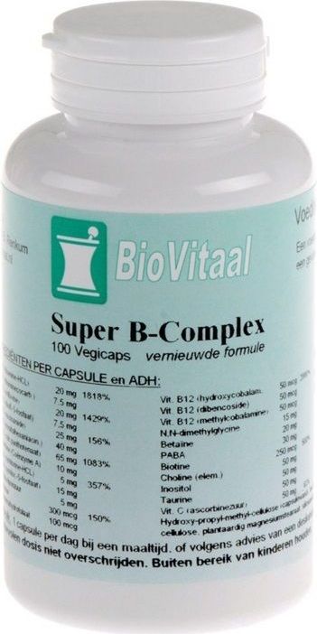VeraSupplements - Super B Complex - Capsules - 60 Stuks