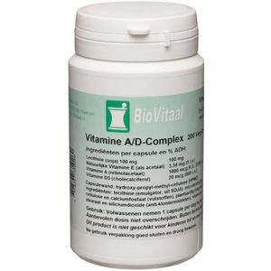Vitamine A/D Complex - Capsules - 60 Stuk - Natuurlijke Ingrediënten
