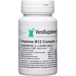 Vitamine B12+ Complex van VeraSupplements (60 sublinguale tabletten)
