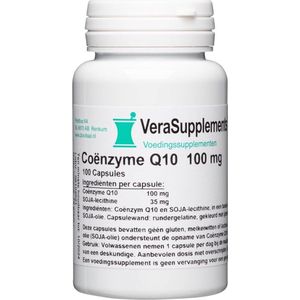 Verasupplements coënzyme q10 100 mg capsules 100CP