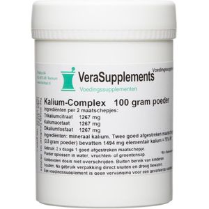 Kalium-Complex Poeder - Drie Kaliumverbindingen - 200 Gram