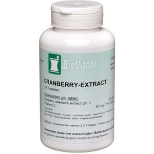 Cranberry Extract - Tabletten - Rood - Houtachtige Planten - Met Vitamine C