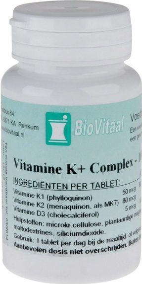 Verasupplements vitamine k complex tabletten 100TB