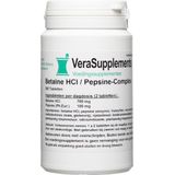 Verasupplements betaine-hcl / pepsine-complex tabletten 200TB