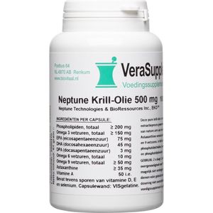 VeraSupplements - Neptune Krill-Olie - Capsules - 500 mg - EKO™