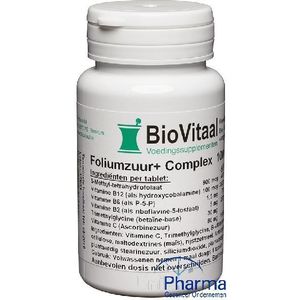 Verasupplements foliumzuur+ complex tabletten  100TB
