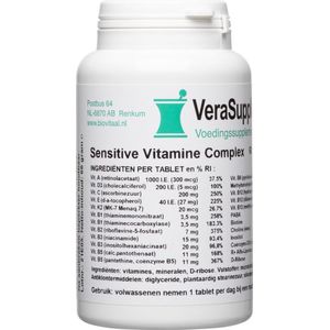 Verasupplements sensitive vitamine complex tabletten 60TB