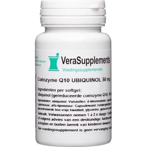 Verasupplements coënzyme q10 50mg capsules 60CP