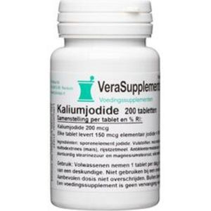 Verasupplements Kaliumjodide 150mcg 200 tabletten