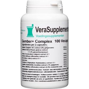 Verasupplements gember plus complex capsules 100VCP