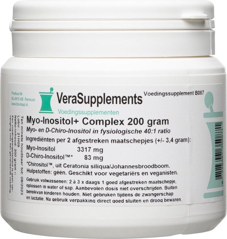 Verasupplements myo-inositol+ complex 200GR