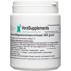 Verasupplements calcium-magnesiumascorbaat poeder  500GR