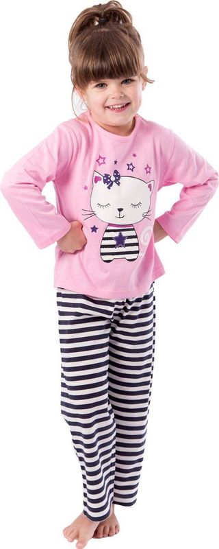 Amantes Textiles - Schlafanzug - Tweedelige Pyjama Set - Katoen - Roze
