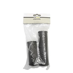 Amigo - Lederen Fietshandvatten - Zwart - Set met Lang en Kort Model