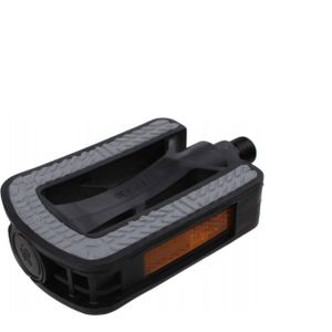 Falkx Comfort pedalen - antislip - kunststof - reflectie - zwart - stadsfiets