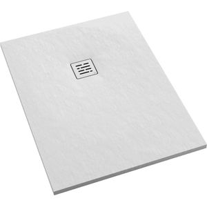 Aco Showerdrain douchevloer - 140x90x3.5cm - lichtgewicht composiet - antislip - mat wit 913410