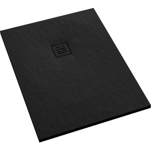 Aco Showerdrain douchevloer - 90x140x3.5cm - antislip - mat zwart 914110