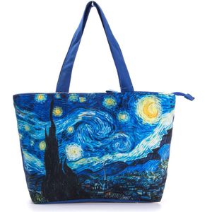 Robin Ruth Shopper Tas Small 38x25cm Van Gogh - Sterrennacht