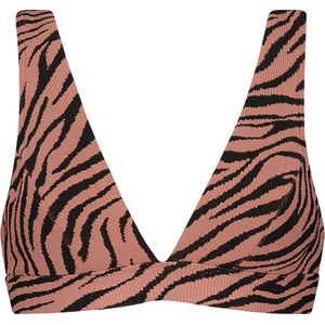 Beachlife - Rose Zebra - Easy Fit Bikinitop - Rose Zebra - Soft Cup