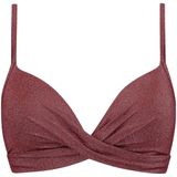 Beachlife - Padded Wired Bikini Top - Rood