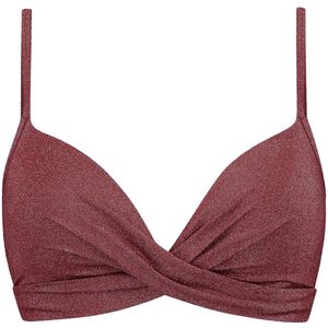 Beachlife - Padded Wired Bikini Top - Rood
