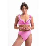 Beachlife - Voorgevormde Beugel Bikinitop - Roze