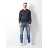 Petrol Industries - Heren Seaham Slim Fit Jeans  - Blauw