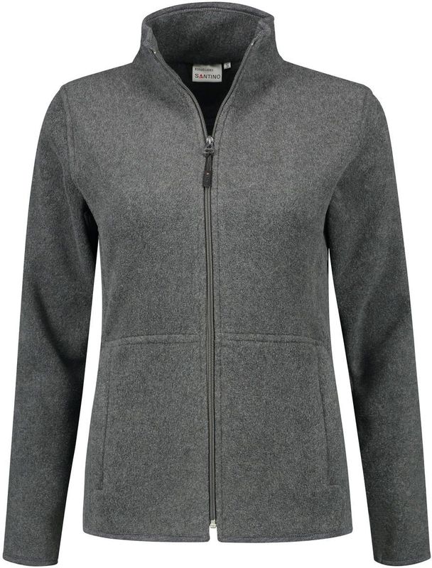 Santino Bormio Ladies Fleecejack Anthracite maat S