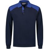Santino Tesla Polosweater Real Navy / Royal Blue maat S