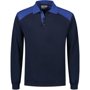 Santino Tesla Polosweater Real Navy / Royal Blue maat S