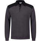 Santino Tesla Polosweater Graphite / Black maat S