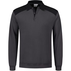 Santino Tesla Polosweater Graphite / Black maat S