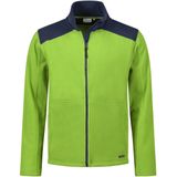 Santino Trento Fleecejack Lime / Real Navy maat S