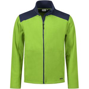 Santino Trento Fleecejack Lime / Real Navy maat S