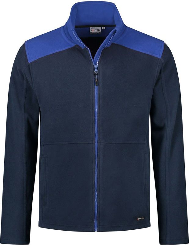 Santino Trento Fleecejack Real Navy / Royal Blue maat S