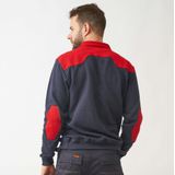 Santino Tesla Polosweater Real Navy / Red maat S