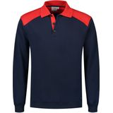 Santino Tesla Polosweater Real Navy / Red maat S