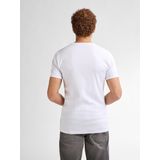 Petrol Industries - T-Shirt - Wit - Katoen - Multipack van 2 stuks