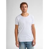 Petrol Industries - T-Shirt - Wit - Katoen - Multipack van 2 stuks