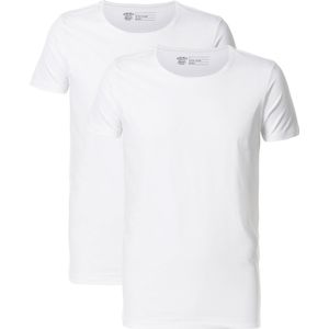 Petrol Industries - T-Shirt - Wit - Katoen - Multipack van 2 stuks