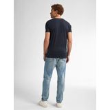 Petrol Industries - Heren 2-pack Basic T-shirts Ronde Hals - Blauw