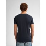 Petrol Industries - Heren 2-pack Basic T-shirts Ronde Hals - Blauw